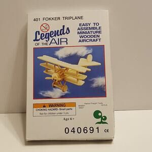 Legends of the AIR 404 Fokker Triplane Model Wooden Aircraft Miniature Model Kit